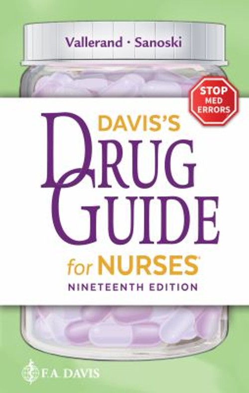 Davis&rsquo;s Drug Guide for Nurses April Hazard, Sanoski, Cynthia A. V