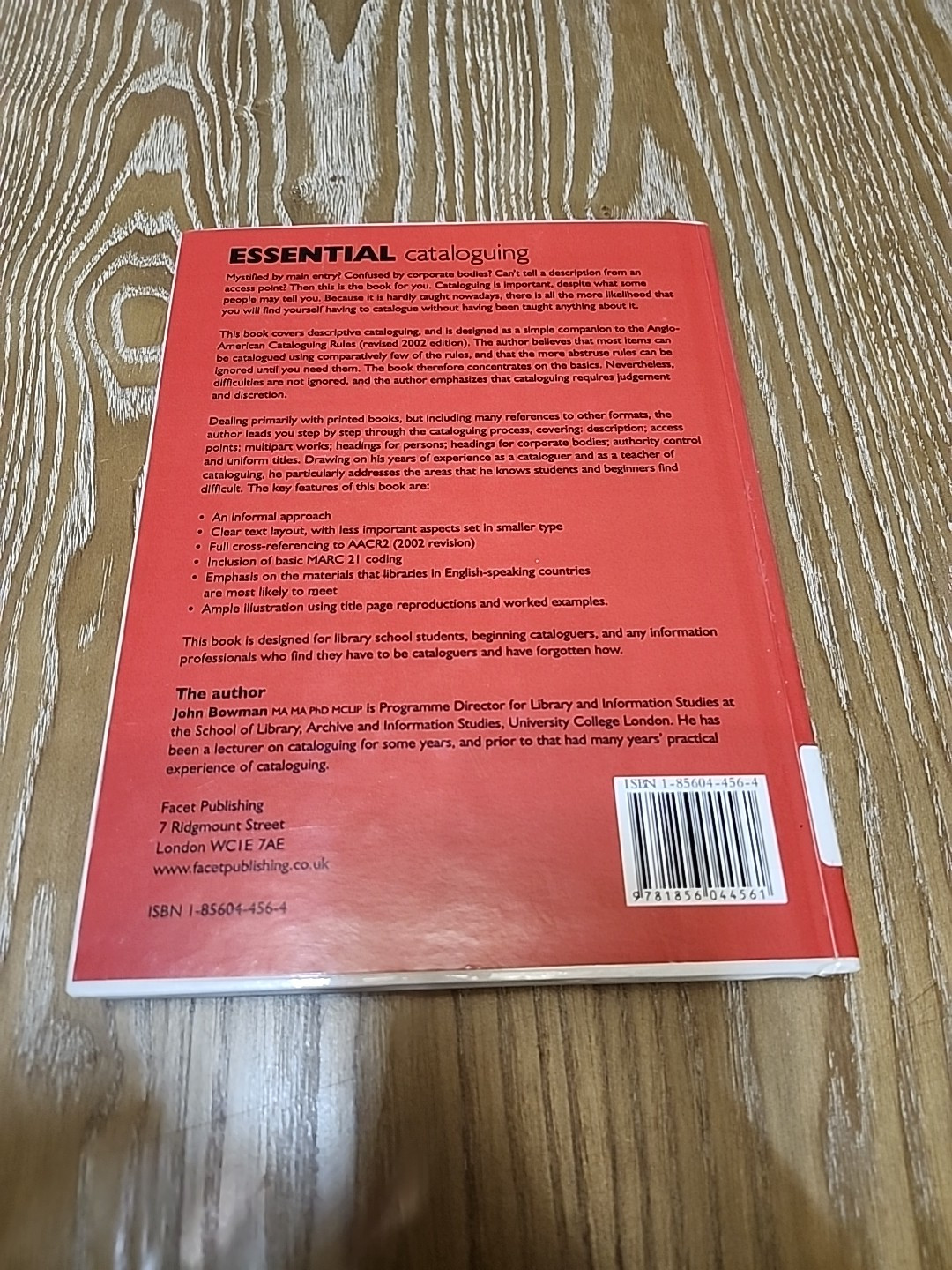 Essential Cataloguing – Paperback By J H Bowman