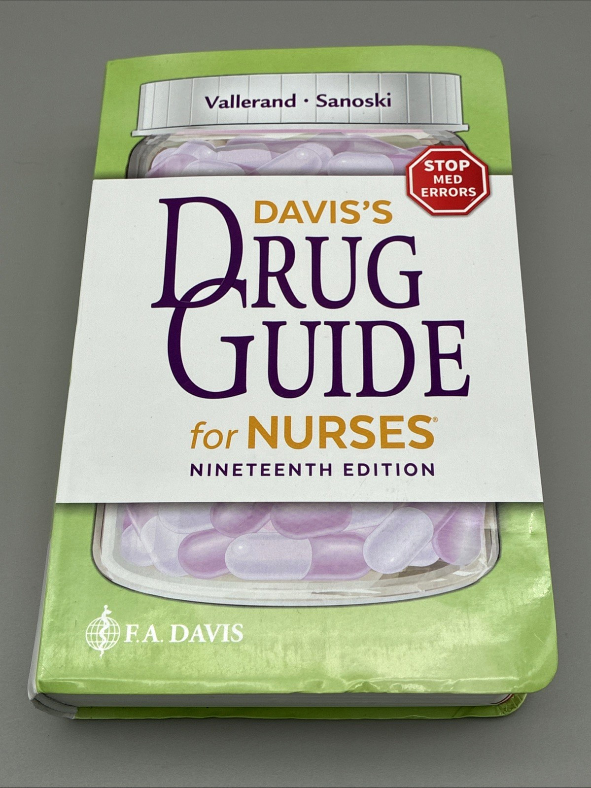 DAVIS&rsquo;S DRUG GUIDE FOR NURSES 19TH EDITION Paperback Book Medication Reference