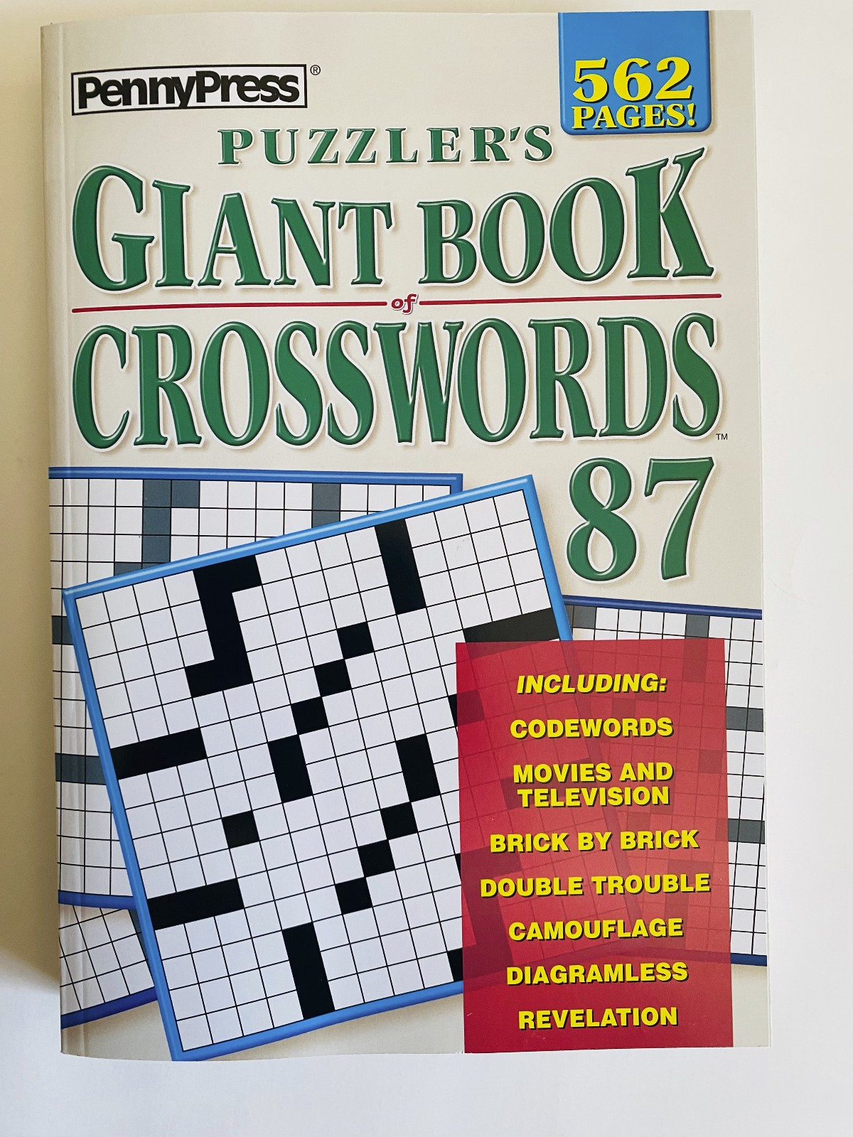 Puzzler&rsquo;s Giant Book of Crosswords Volume 87 2023 Penny Press full size