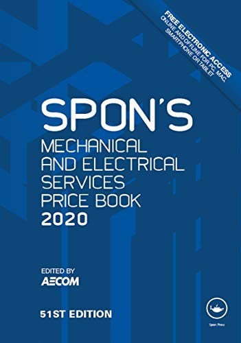 Spon&rsquo;s Mechanical and Electrical Services Price Book 2020 (Spon&rsquo;s Pr… Hardback