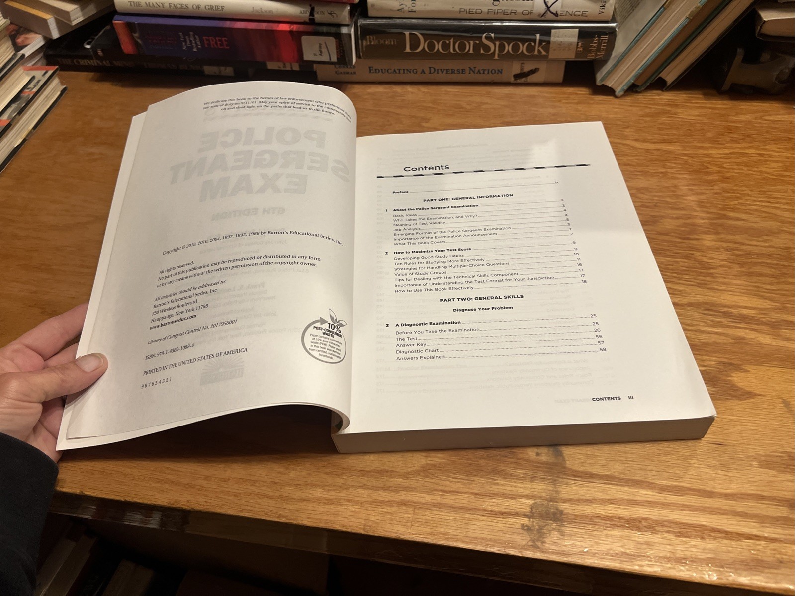 Barron&rsquo;s Test Prep Ser.: Police Sergeant Exam by Lombardo, Schroeder 2018 PB
